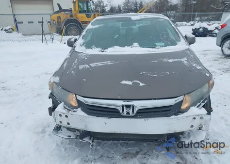 2012 Honda Civic Lx z USA, uszkodzony, nr VIN 2HGFB2F53CH594524
